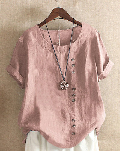 Xena | Sommer Oversize - T-Shirt - Rosa - S - 