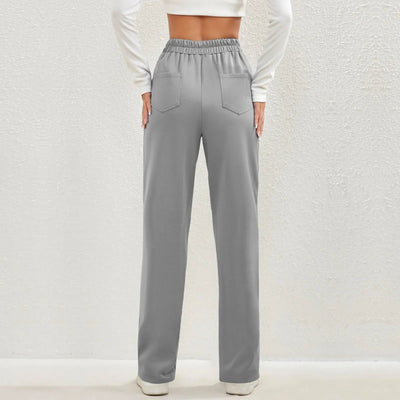 Zara - Elastische hochtaillierte Hose - Grau - S - 